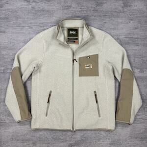 Howler Brothers Men’s S Chisos Fleece Jacket Oatmeal Cream Hiking Outdoor EUC